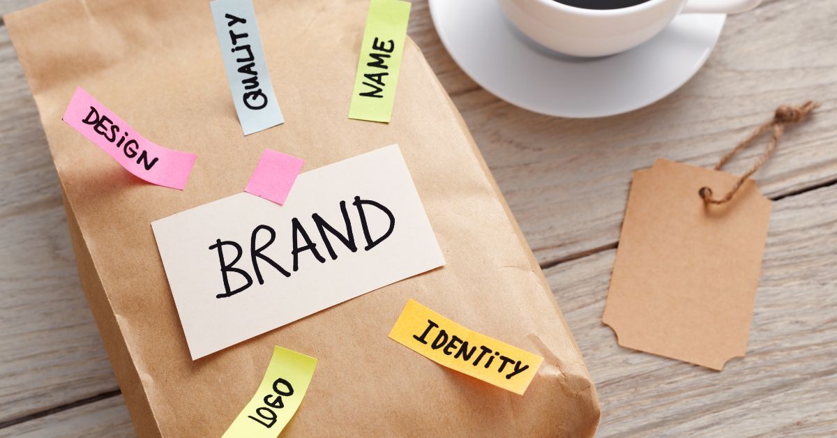 What makes up a visual brand